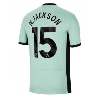 Dres Chelsea Nicolas Jackson #15 Rezervni 2023-24 Kratak Rukav